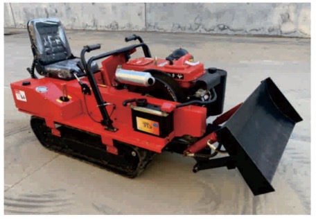 Crawler tractor with BLDC drive for agriculture application